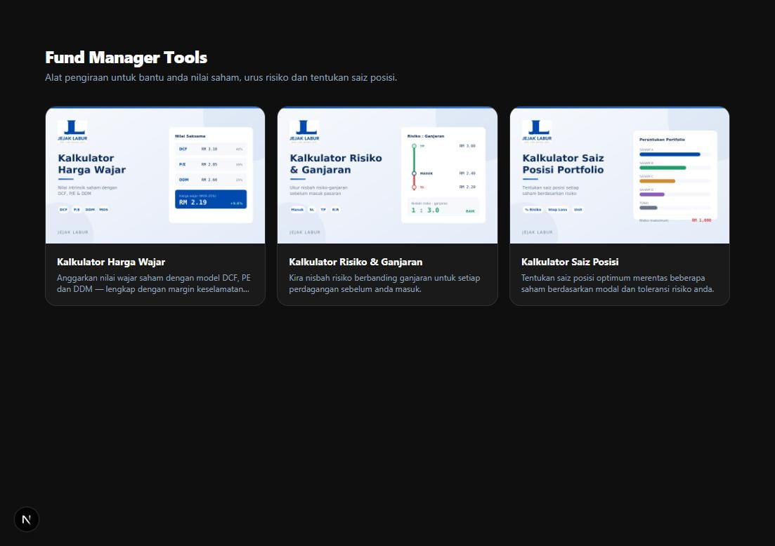Fund Manager Tools